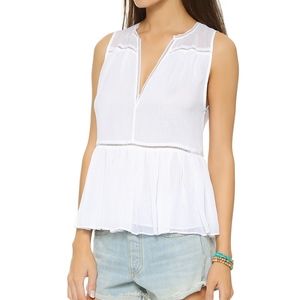 Alice + Olivia Women White Kailyn Sleeveless Boho